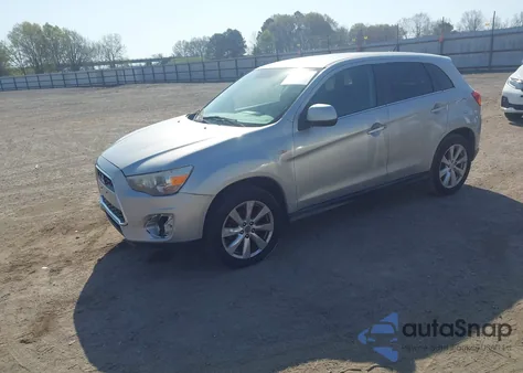 2014 Mitsubishi Outlander Sport Se из США, поврежденный, VIN 4A4AP4AU1EE029437